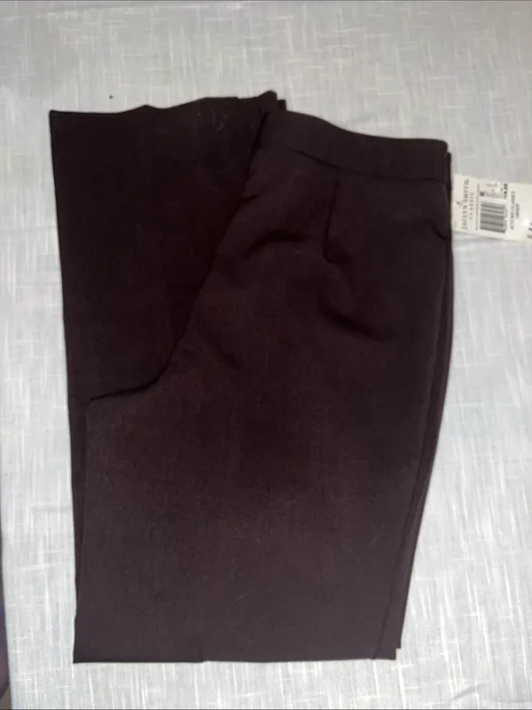 NWT vintage Jaclyn Smith Brown Wide-Leg Trousers - Image 3