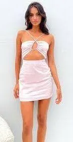 Beginning Boutique Nitsan Dress Pink - Image 2