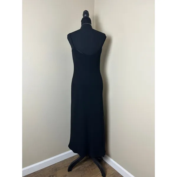 ✨ Vintage Jones New York Silk Beaded Cowl Neck Gown - Image 4