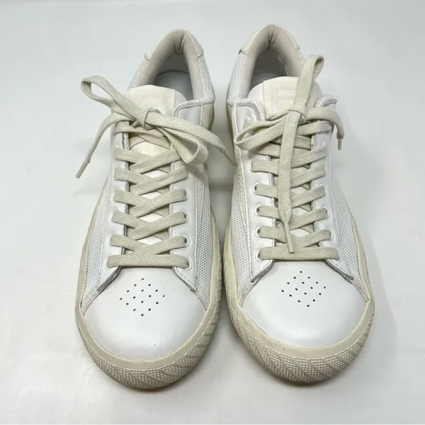 BY FAR Rodina Grained Low Sneakers Cream White Womens Size EU 40 / US‎ 10 - Image 4