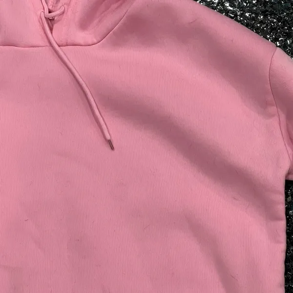 Women’s Pink Large Soft Hoodie Hooded Sweatshirt - Image 2