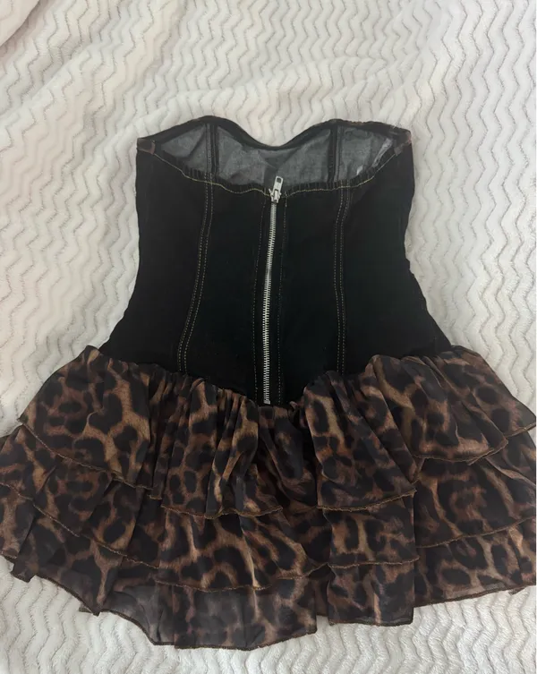Windsor Cheetah Dress Mini Small - Image 4