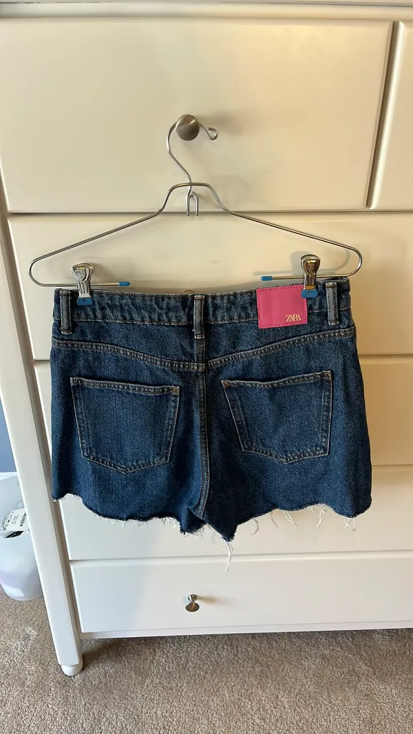 ZARA Denim Shorts High-Rise - Image 2