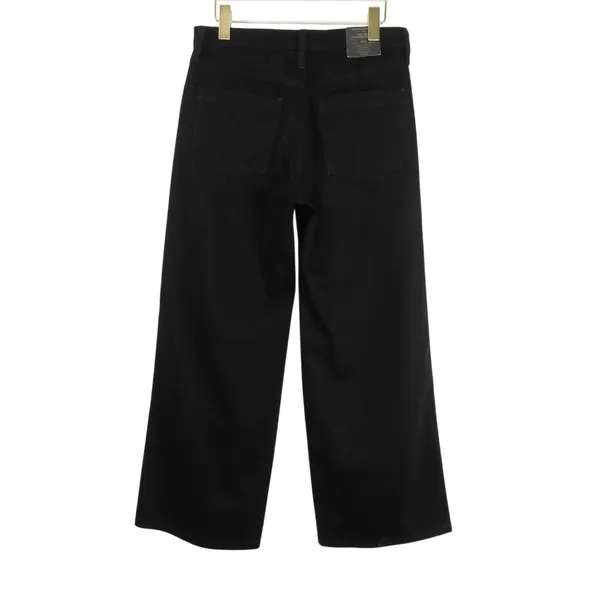 Banana Republic Luxe Jean High Rise Trouser Black Denim Pants Size 29 8 Petite - Image 3