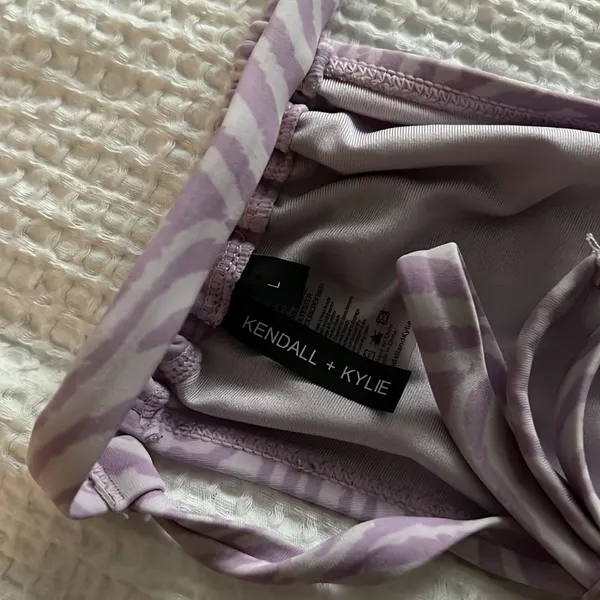 Kendall & Kylie Purple Zebra Print Bikini - Image 5