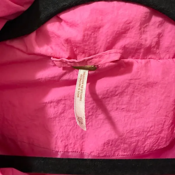 Free people Women's Pink Puffer Jacket - Image 3