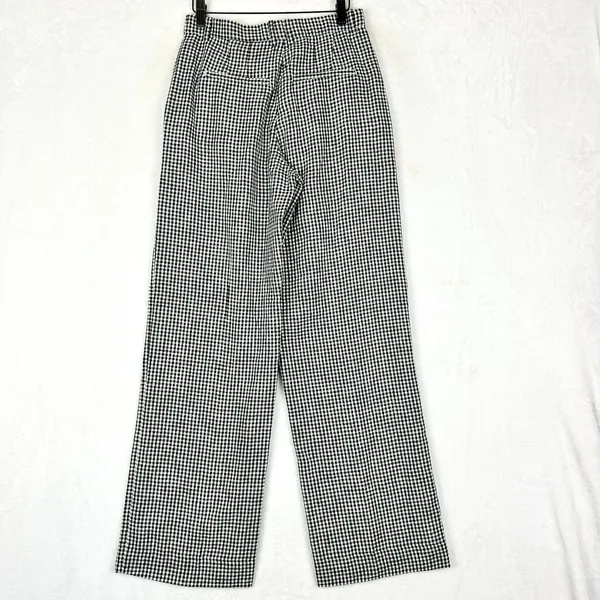Abercrombie & Fitch Curve Love Sloane Gingham Wide Leg Pants Size 0 Long Tall - Image 2