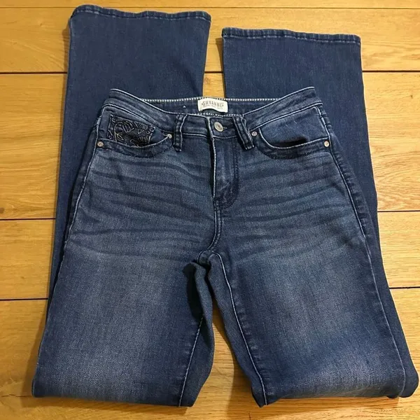 Shyanne embellished flare jeans size 27 women - Image 4