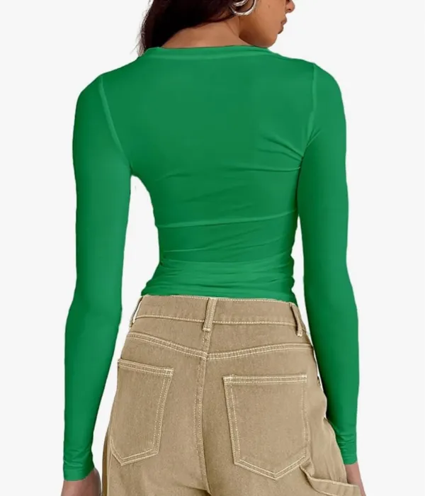 Amazon Green Long Sleeve Top - Image 2
