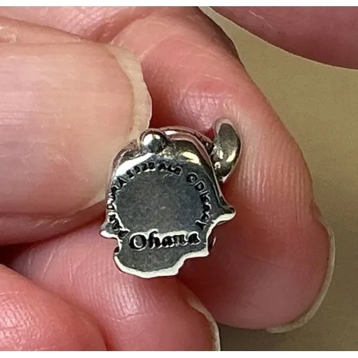 Pandora Disney Stitch Santa Christmas Charm Sterling Silver Red Enamel Ohana - Image 8