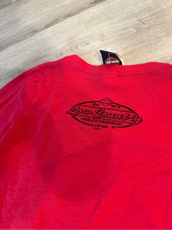 Harley Davidson Y2K Rhinestoned Dead Stock Long Sleeve Size Small - Image 8