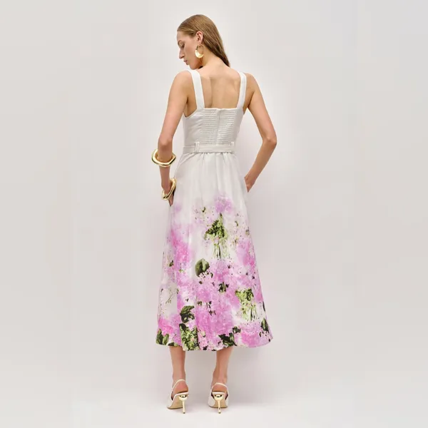 AJE EARTHA MIDI DRESS US4 White Size 4 - Image 5