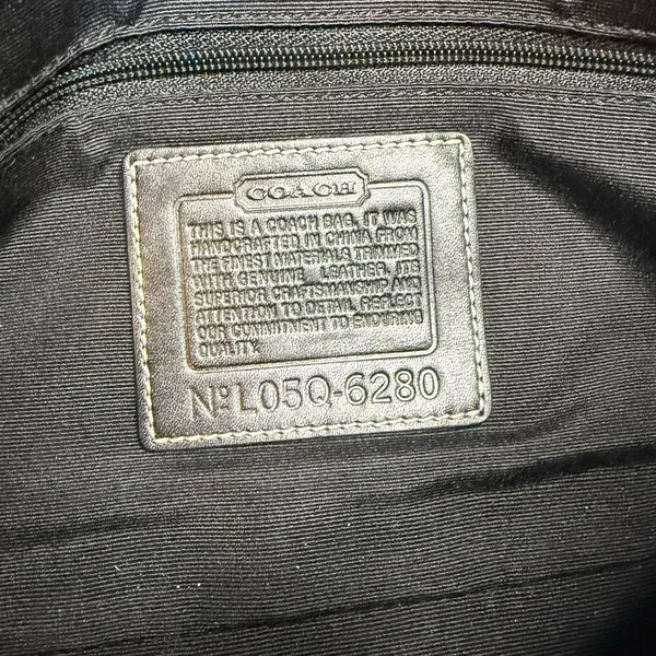 y2k COACH Vintage Black Soho Demi Flap 6280 Shoulder Bag - Image 10