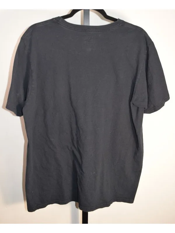 Adidas Kansas Black Graphic T-Shirt Size L – Go-To Tee Kansas Spellout Crewneck - Image 2