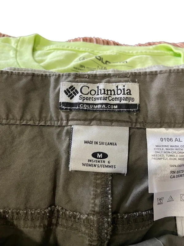 Columbia Y2K Women’s Outdoor Shorts Brown Size M Hiking Summer Gorpcore Camping - Image 3