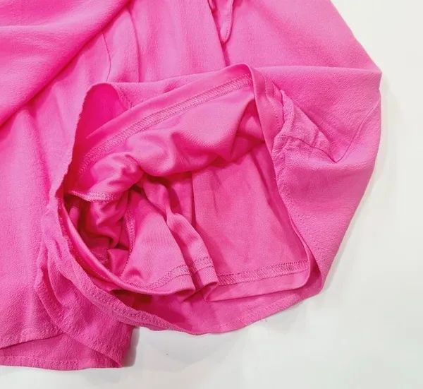 Superdown Karen Wrap Romper in Pink Medium - Image 5