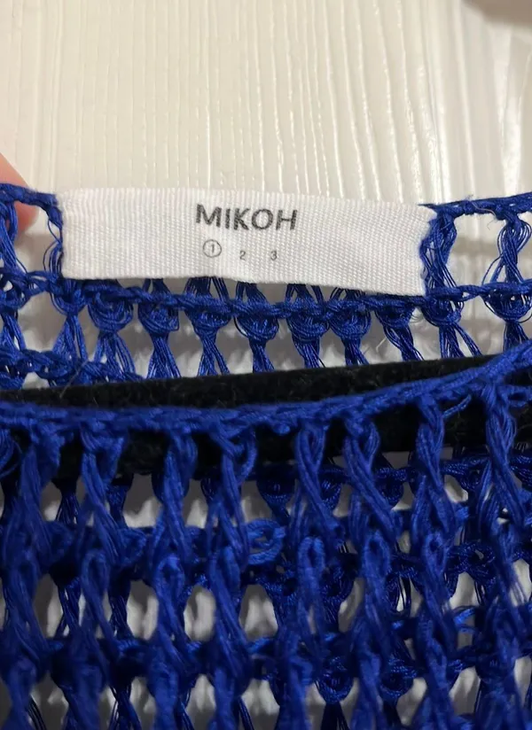 Revolve Blue Knit Sweater - Image 5