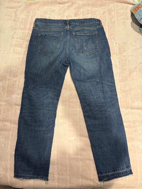Mid Rise Boyfriend Straight Jeans - Image 2