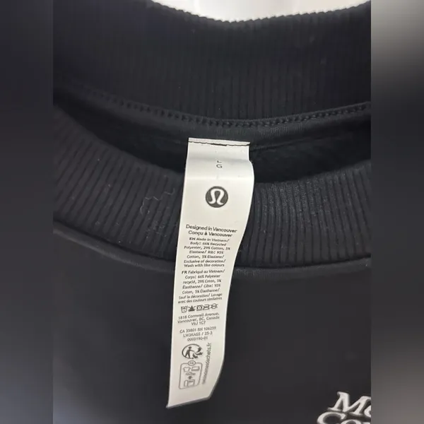 NWT!! Lululemon Meet You Courtside Size Large Sweatshirt - Image 4