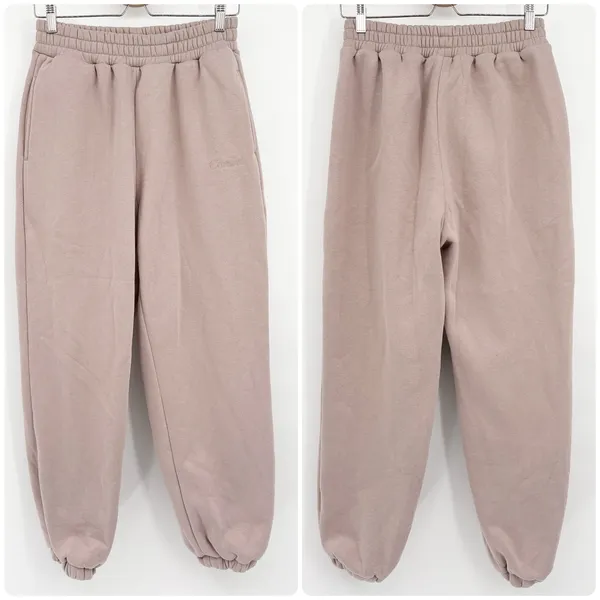 Comfrt Womens Signature Bark Fleece Relaxed Cozy Oversized Jogger‎ Sweatpants M - Image 2