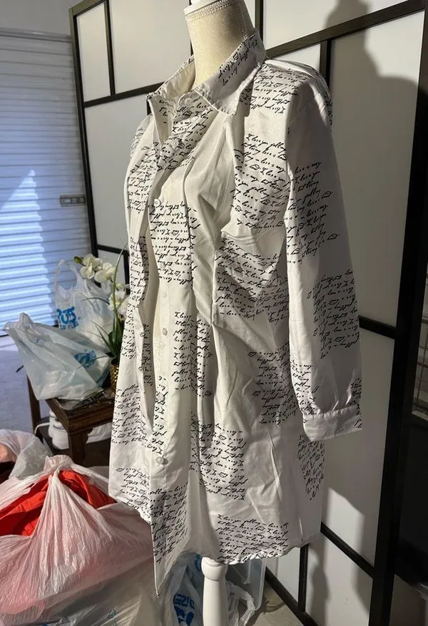 Spoon shirt long jacket top White Size M - Image 2
