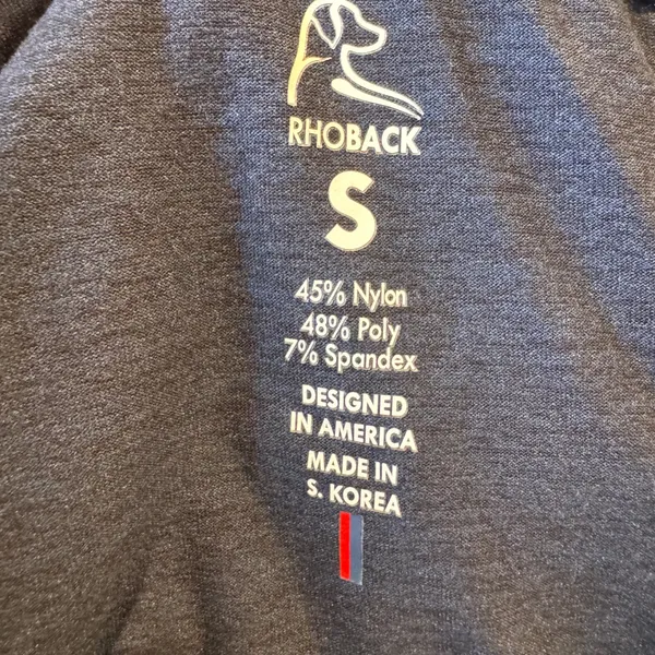 Rhoback Womens Navy Blue Tempo Performance Hoodie Small - Image 4