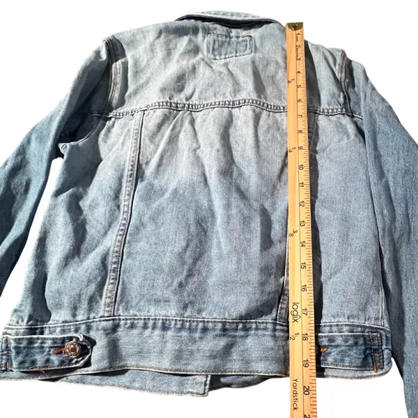 Forever 21 Classic Denim Jacket Womens‎ S Light Blue Cotton Trucker Jacket - Image 5