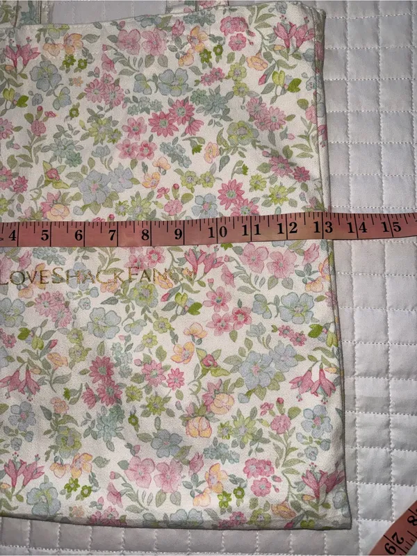 LoveShackFancy Pastel Floral Tote - Image 6