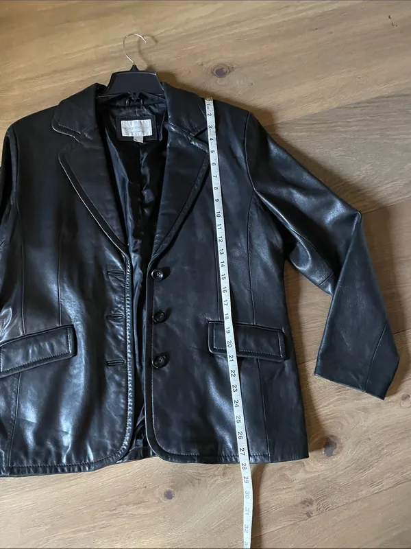 Vintage Worthington Black Leather Jacket Women’s Size Large - Image 10