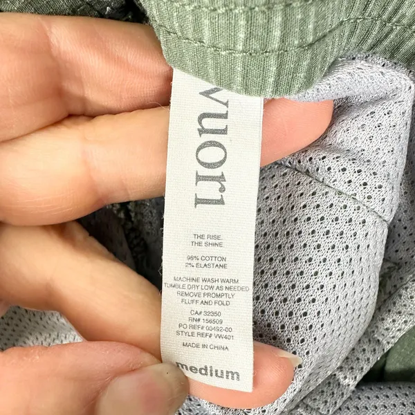 Vuori Women's Ripstop Pant Size Medium Army Green Outdoor Hiking - Image 5