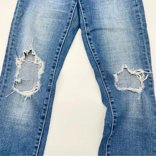 Levi's Women's High Rise Skinny Leg w/Cuffs Medium Wash Blue Jeans-Size 25 - Image 8