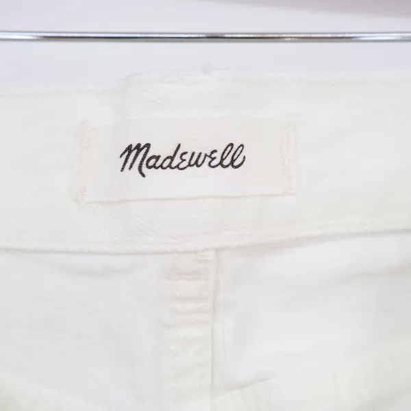 Madewell Jean Womens 28 The Cleo Straight White High Rise NW256 New - Image 2