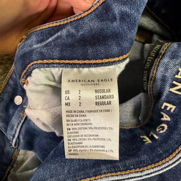 American Eagle High Rise Jeggings Sz 2 - Image 9