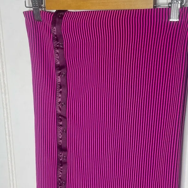 Lululemon Vinyasa Scarf Luon Light Hyper Stripe Raspberry Glo Pink Purple 466 - Image 8