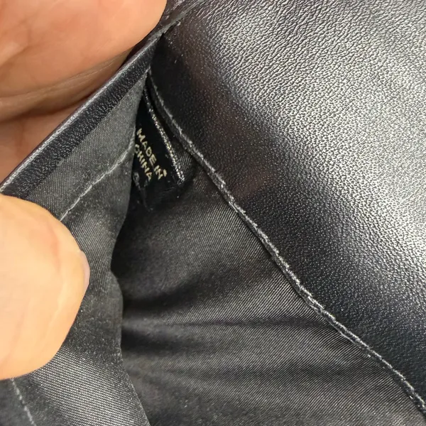 COACH Black Signature Canvas Wallet - Image 6