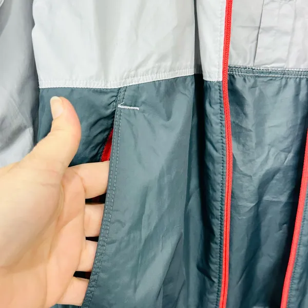 Columbia Light Gray Jacket with Red Logo - Image 8
