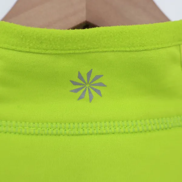 Athleta Pullover Women XL 1/4 Zip Lime Green Thumbhole Activewear Good - Image 5
