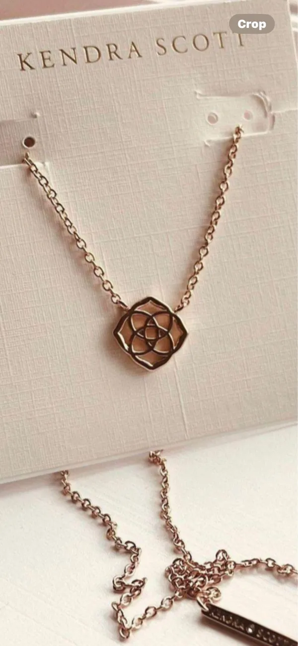 Kendra Scott Dira 18K Rose Gold Pendant Necklace - Image 4