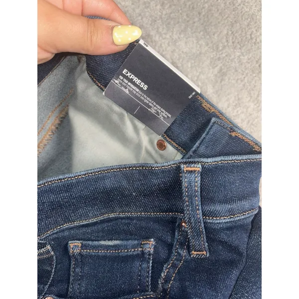 NWT Express Jeans 90's Slim Super High Rise Size 4R Womens - Image 5