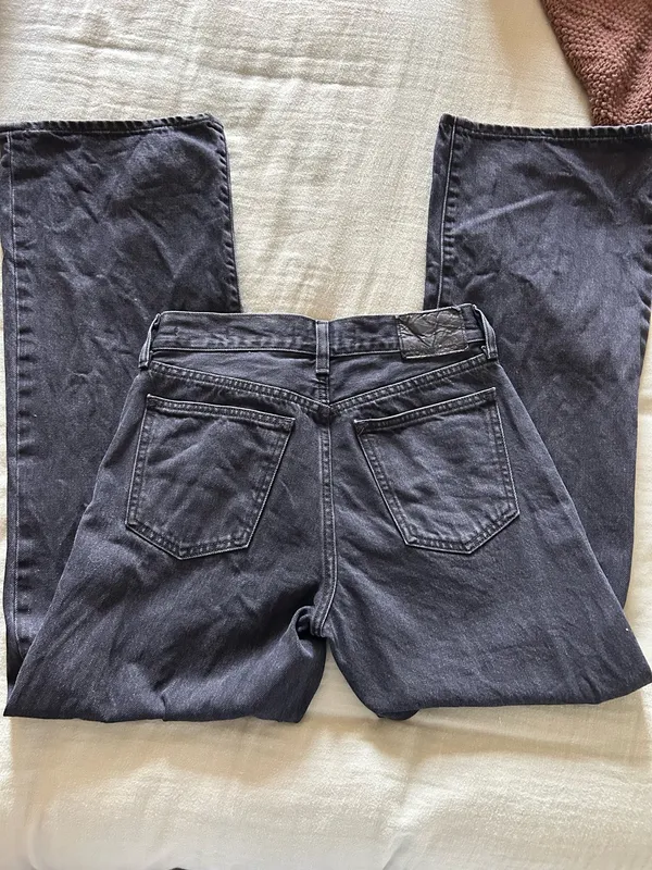 Aritzia Farrah Low rise wide leg Jeans - Image 6