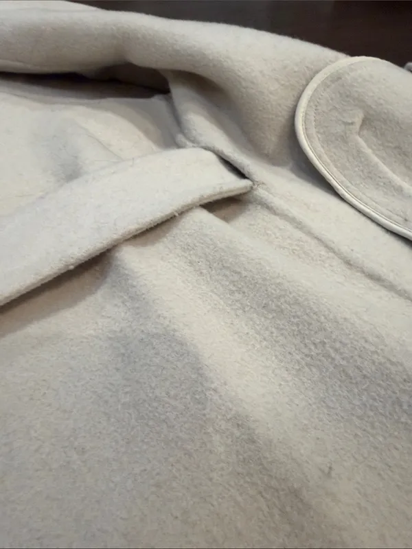 MOTF Cream Belted Trench Coat 3/4 Sleeve Size XS - C19-106 - Image 9