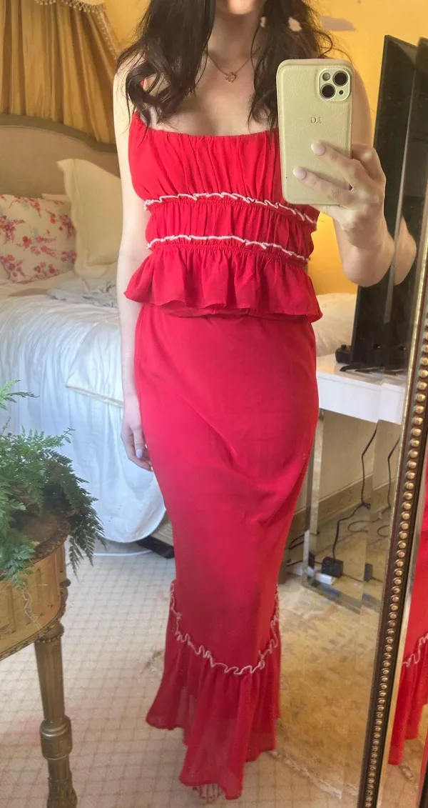 Beginning Boutique Set Two-Piece red - Image 3
