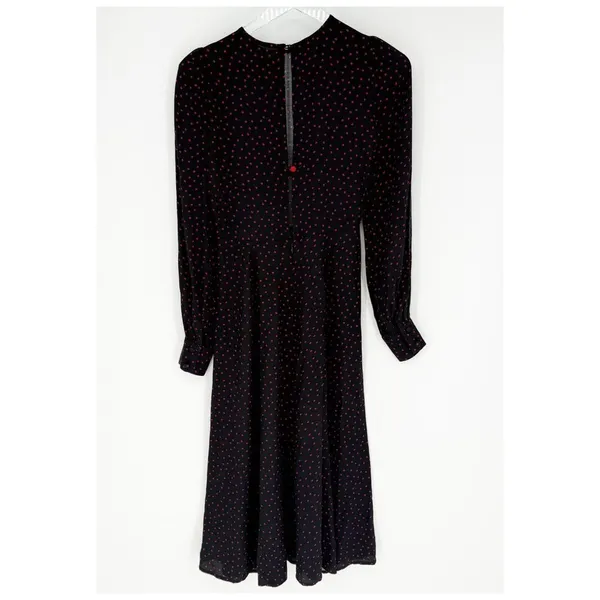 Reformation Josephine Polka‎ Dot Midi Dress Women's Size 0 Romantic - Image 3