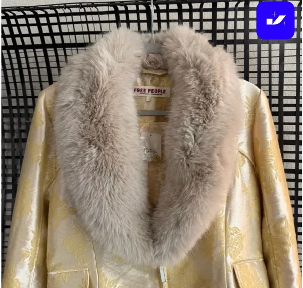 Free People Fur Jacket Faux - Image 3
