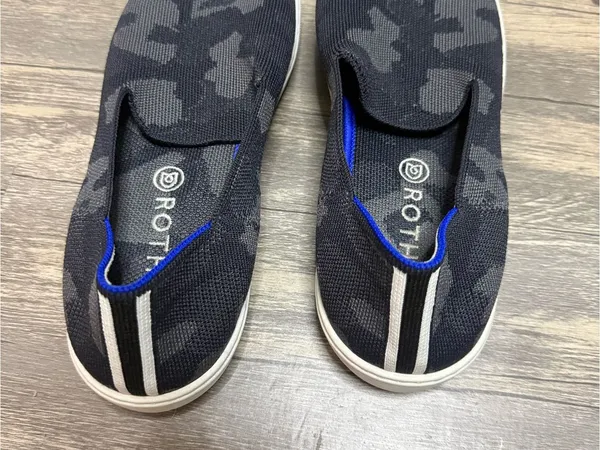Rothy's Women's Slip-On Flats in Gray Camo - Image 6