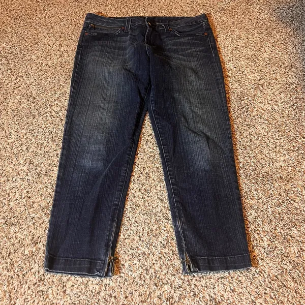 Abercrombie & Fitch Womens Black‎ Distressed Knee Skinny Jeans Size 30 26R Denim - Image 9