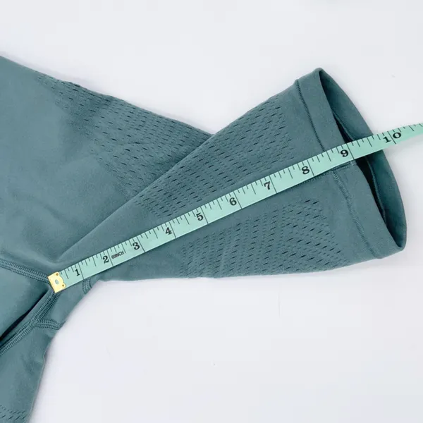 Lululemon Reveal Short Size 4 Digital Rain Tidewater Teal Green Seamless Bike - Image 10