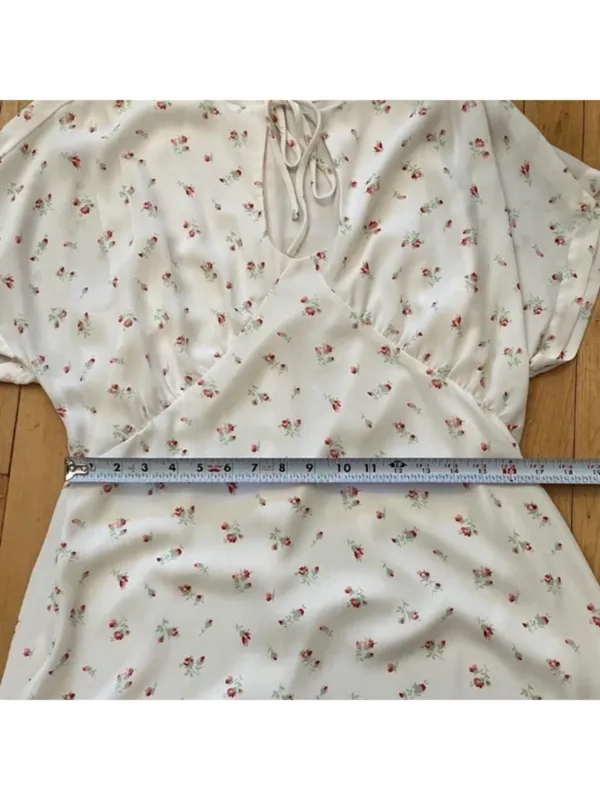 Love, Whit by Whitney Porter White Floral Dress size Large - Image 11