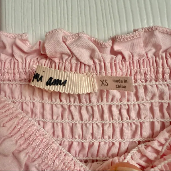Francesca's Collections Light Pink Smocked Dress - Image 3