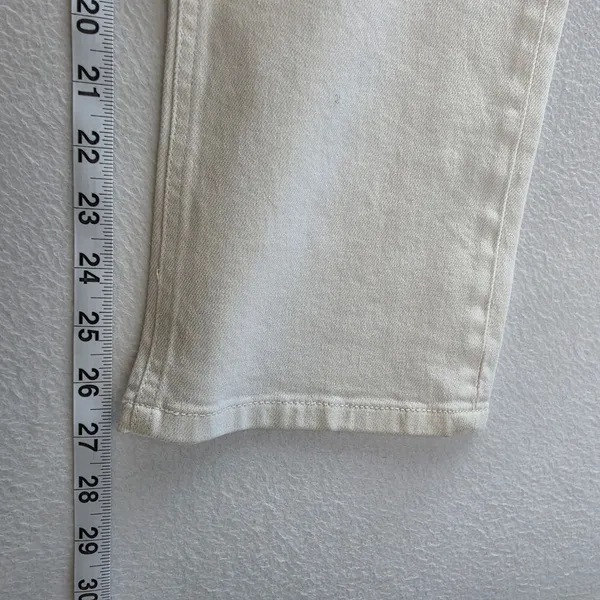 Lauren Ralph Lauren NWT White High-Rise Straight Ankle Jeans 29 Size 8 - Image 12
